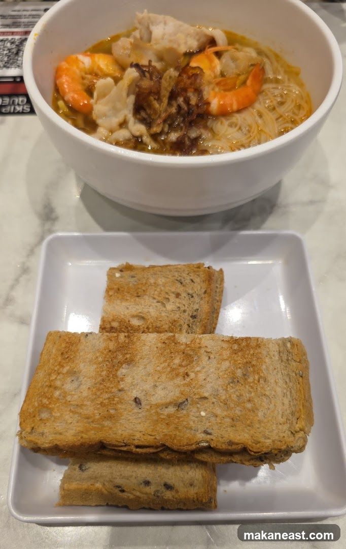 Noodle Soup and Toast