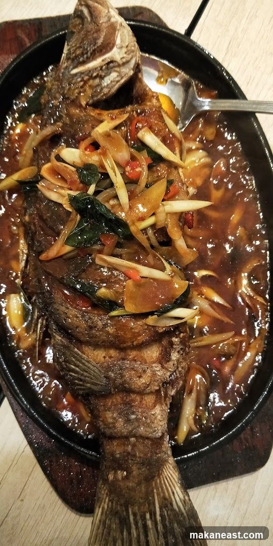 Sizzling Fish Dish