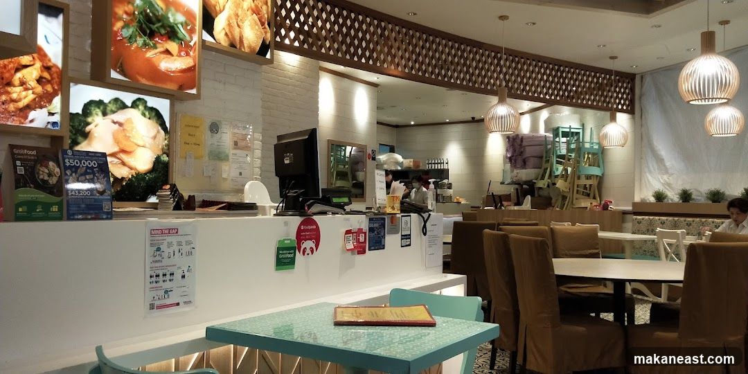 Restaurant Interior with Food Displays