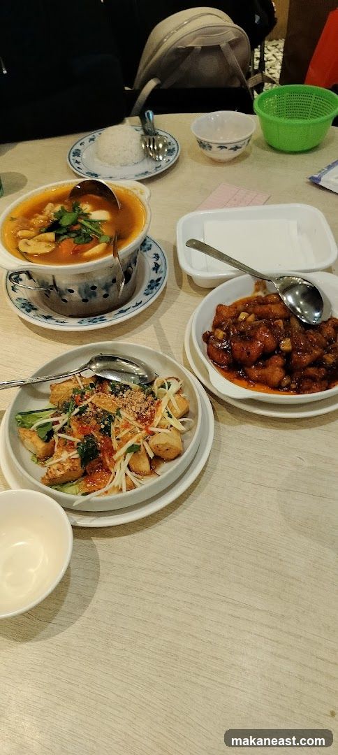 Table with Asian Dishes