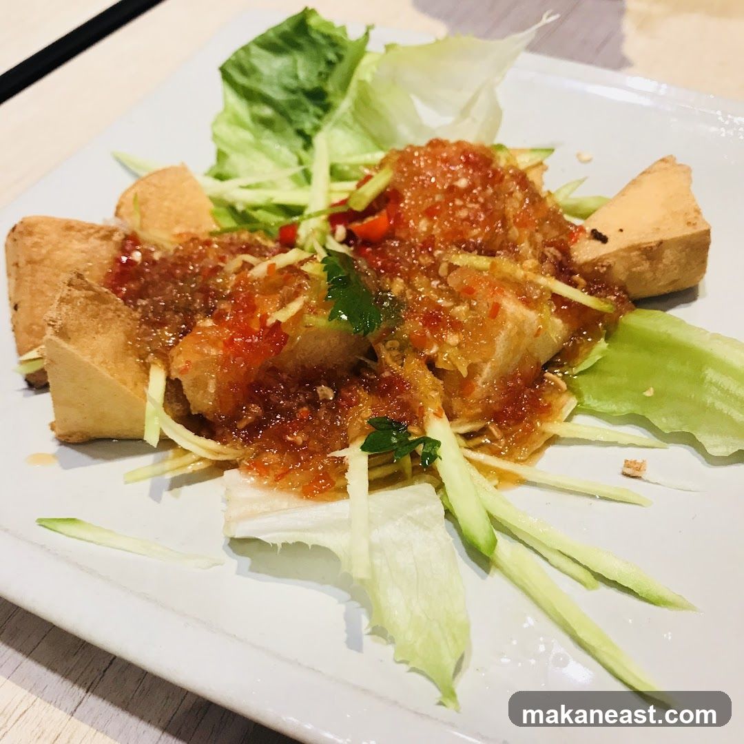 Fried Tofu Salad