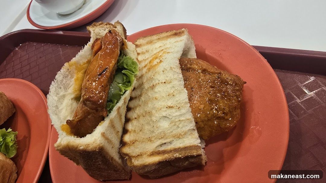 Sandwich with Sausage and Lettuce