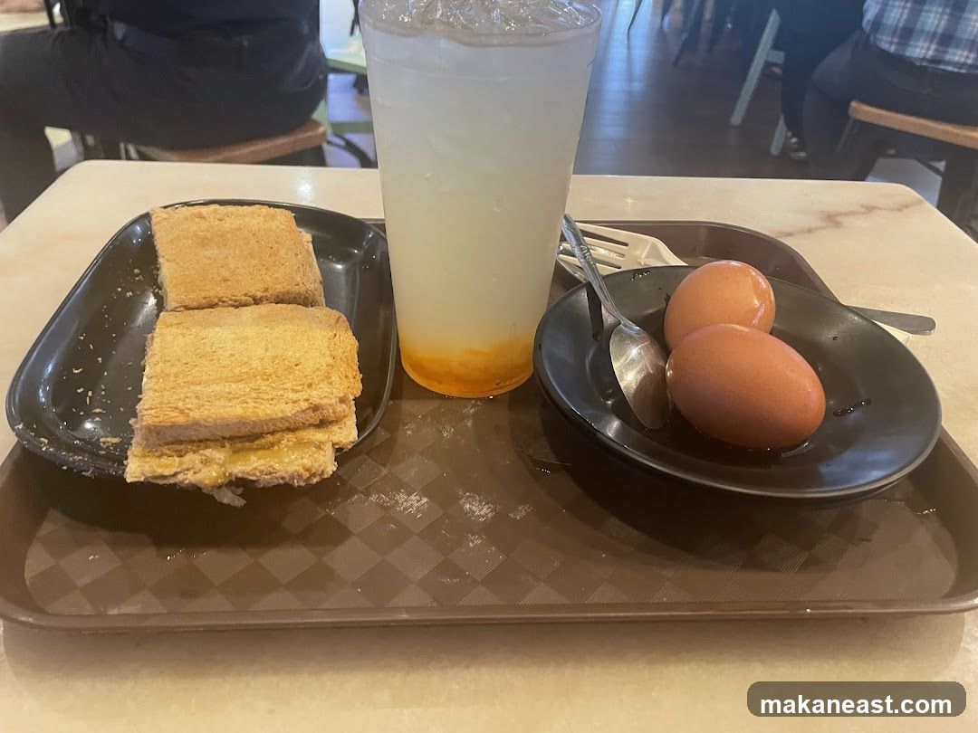 Toast and Eggs Breakfast