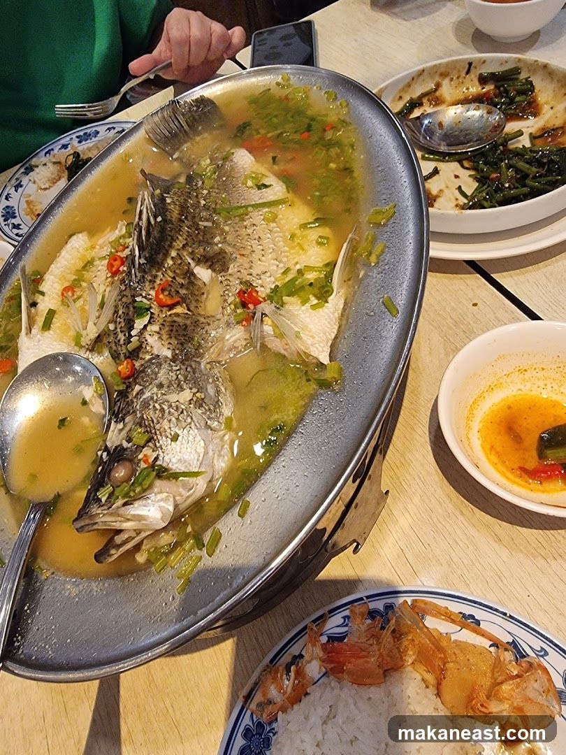 Steamed Fish with Chili and Lime