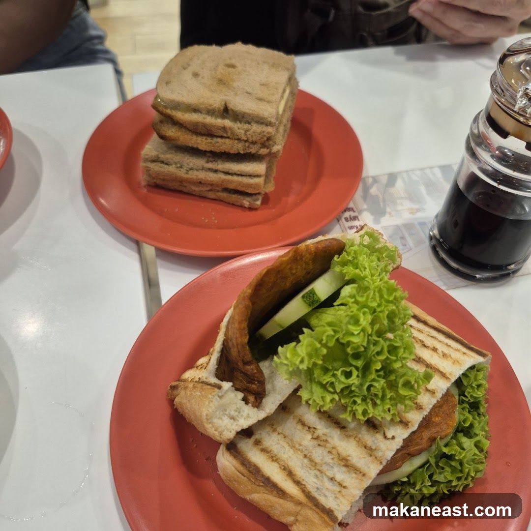 Toasted Sandwiches and Condiments