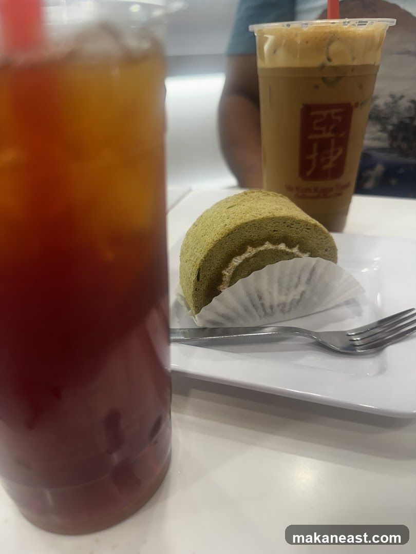Iced Coffee and Cake
