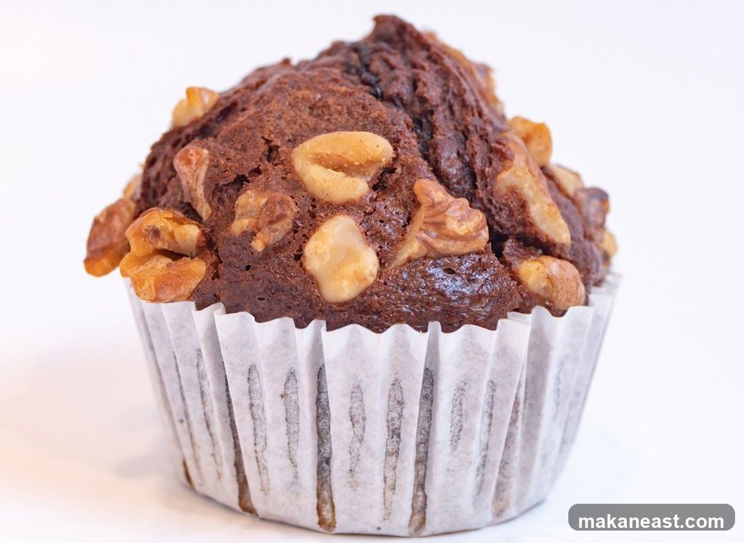 Chocolate Walnut Muffin