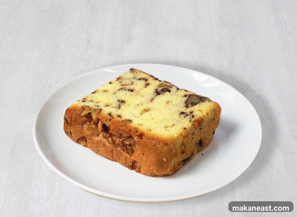 Slice of Walnut Cake