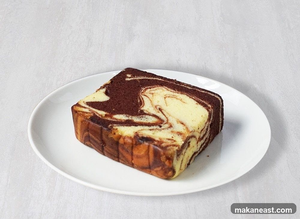 Marbled Cake Slice