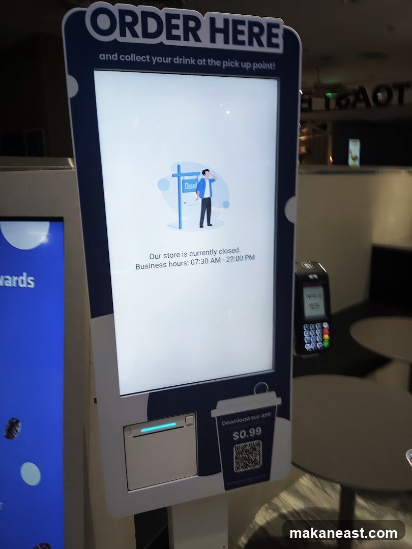 Order Here Kiosk