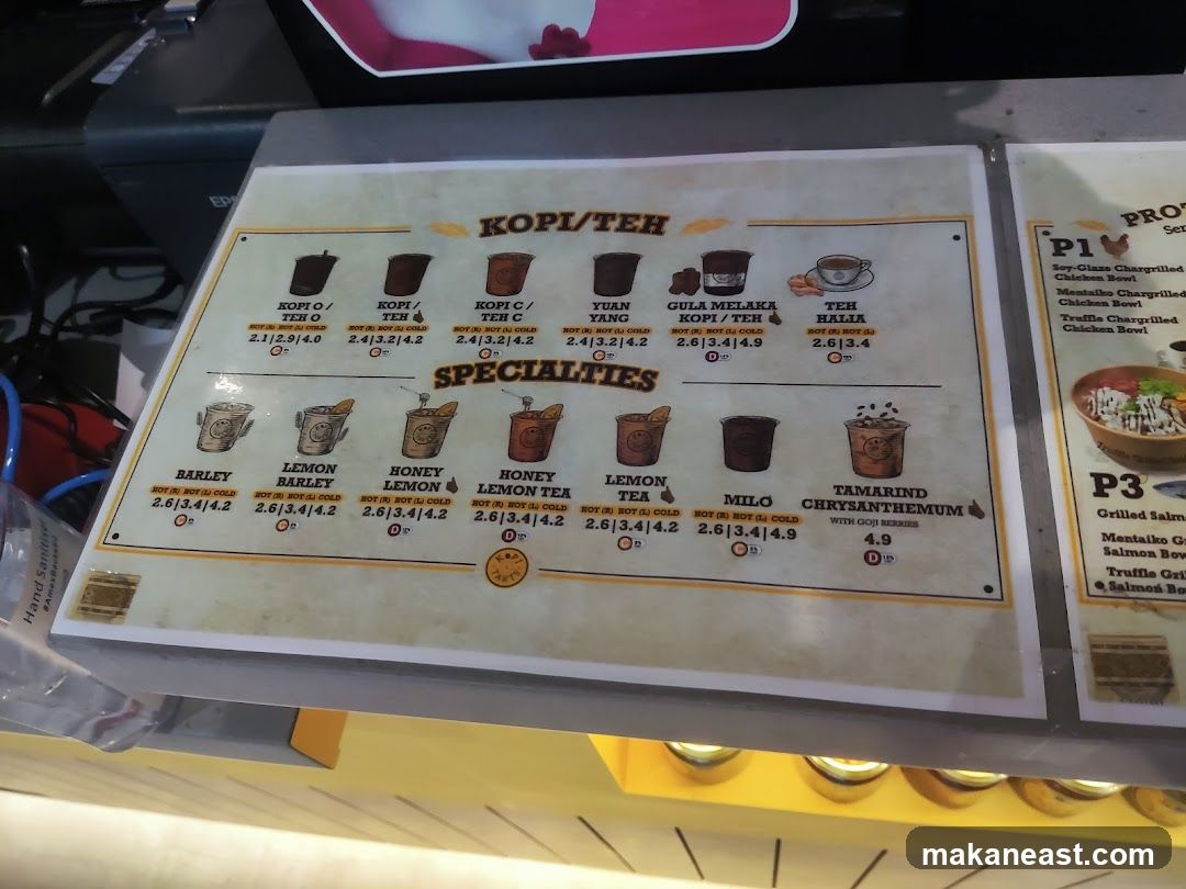 KOPI/TEH SPECIALTIES