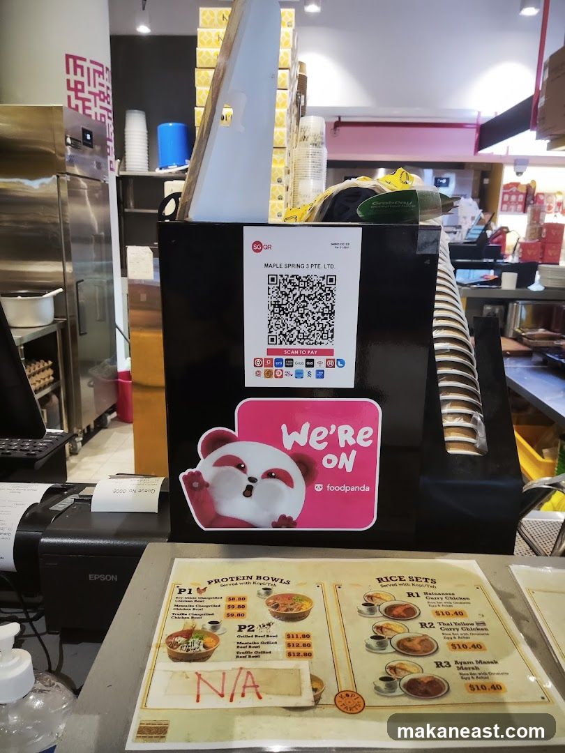 Payment and Menu Display