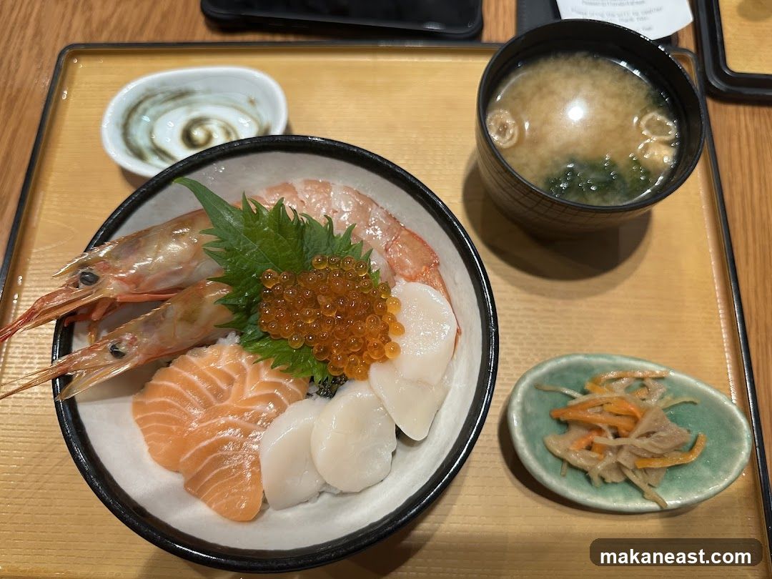 Seafood Donburi Set