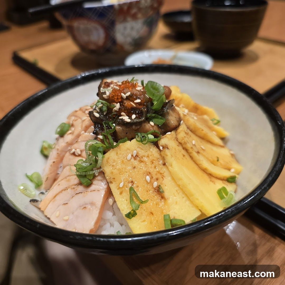 Salmon and Egg Rice Bowl