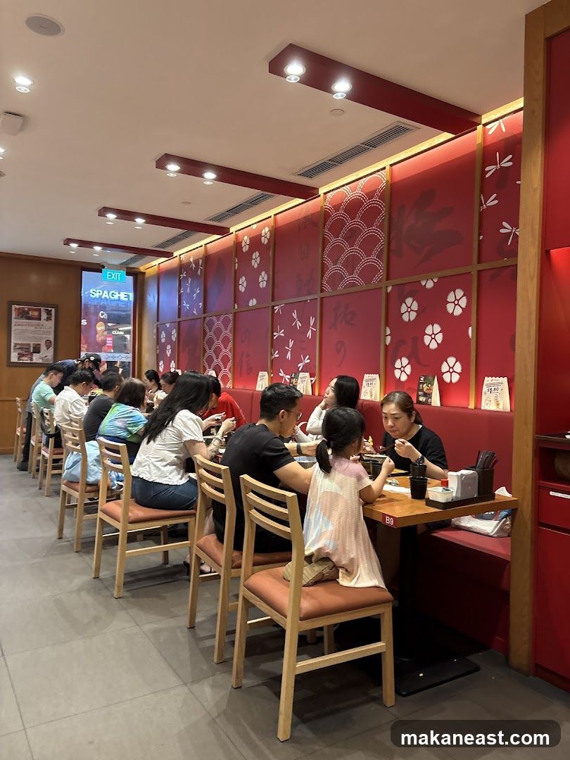 Restaurant Interior with Diners