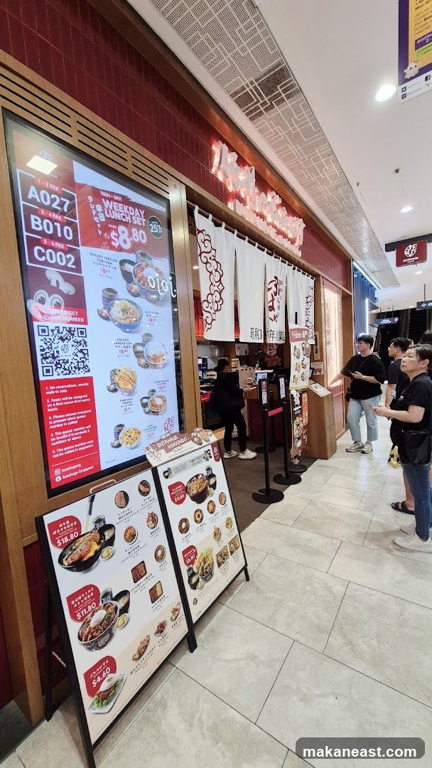 Restaurant Entrance with Menu Boards