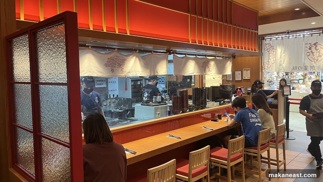 Restaurant Interior with Counter Seating