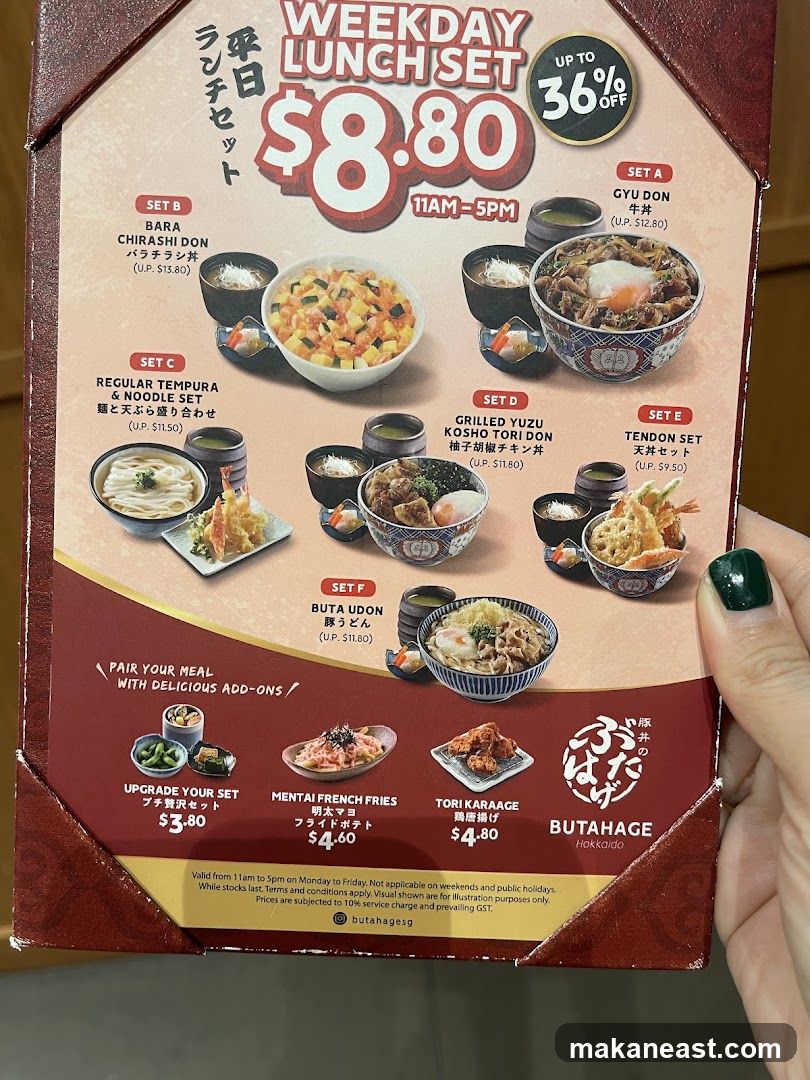 Weekday Lunch Set