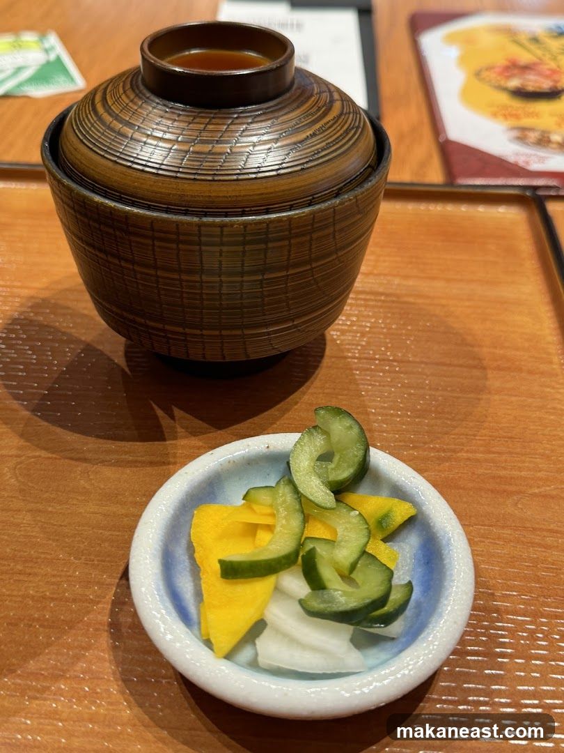 Japanese Meal with Pickles