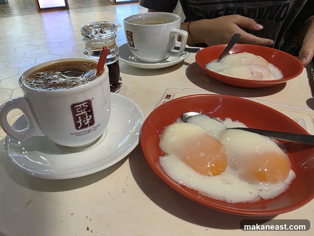 Breakfast at Ya Kun Kaya Toast