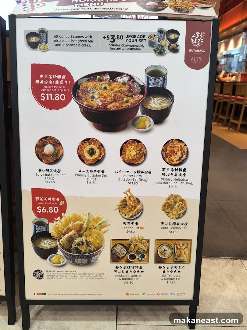 HOKKAIDO MENU