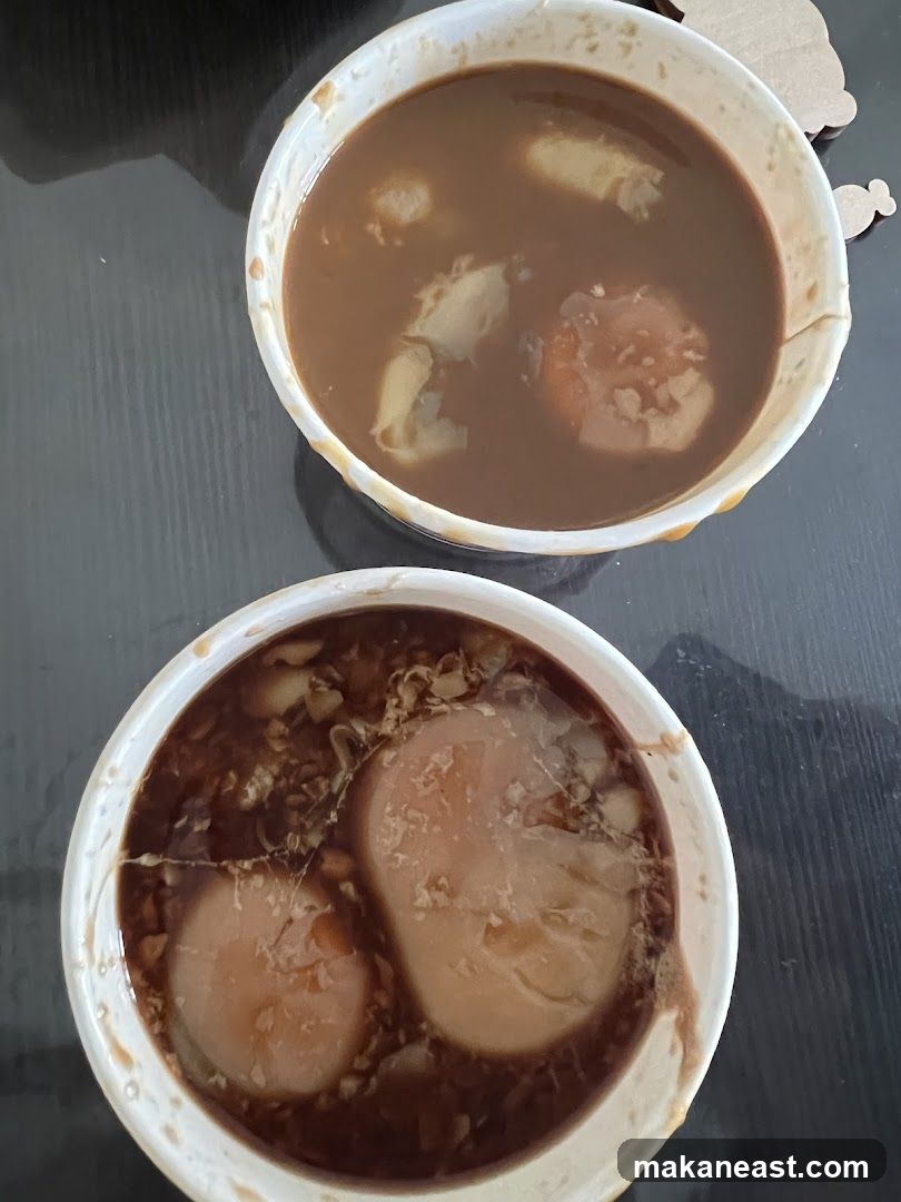 Two bowls of food