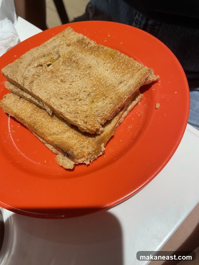 Toast with spread