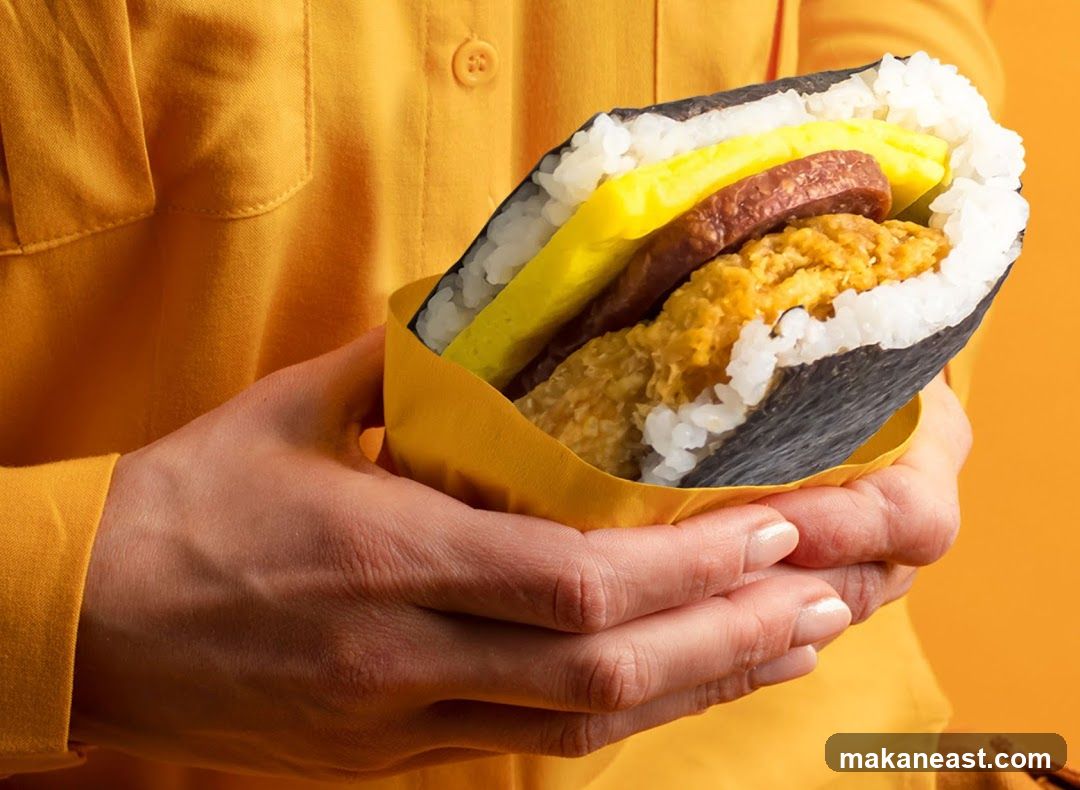 Onigiri with Fried Chicken and Spam