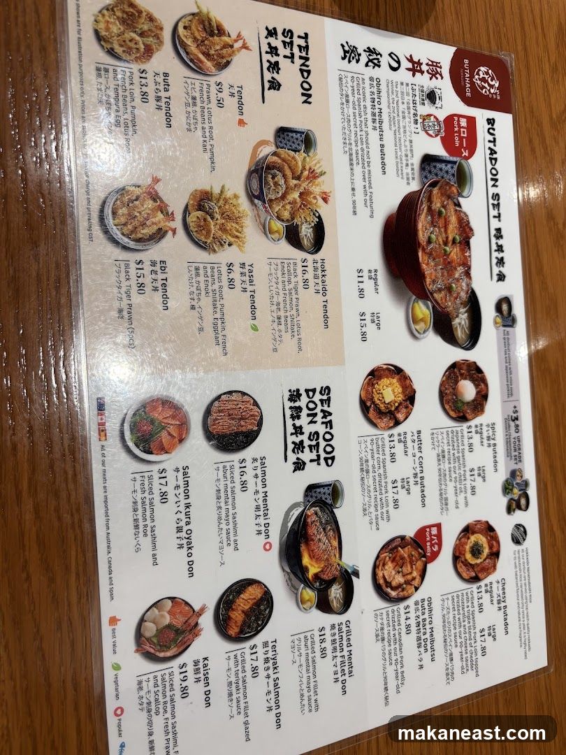 BUTADON SET 豚丼定食