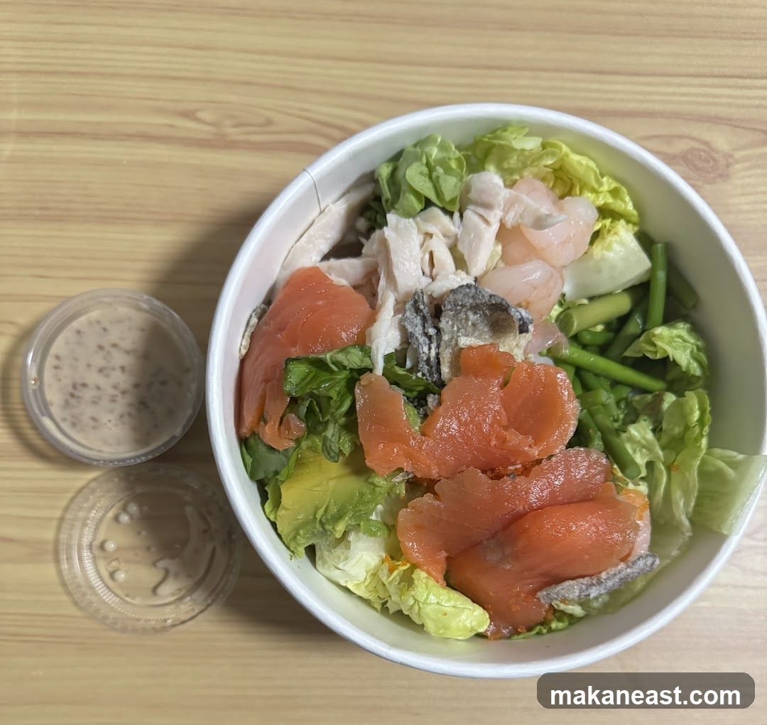 Salmon and Shrimp Salad