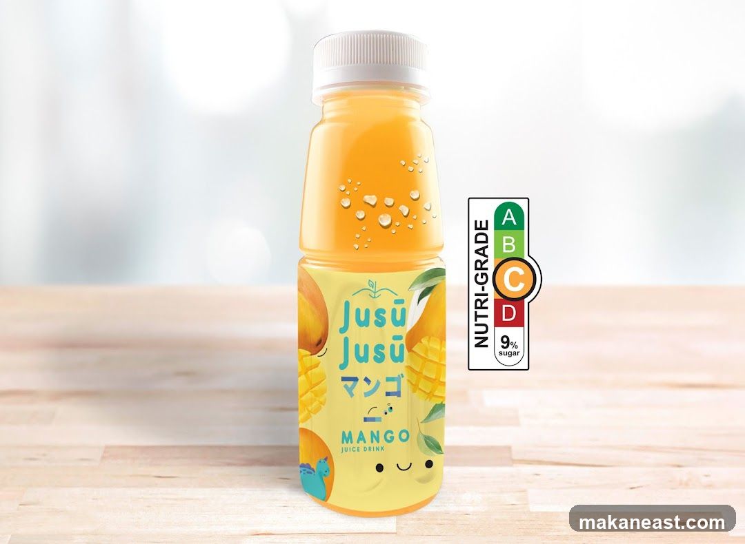 Mango Juice Drink Bottle
