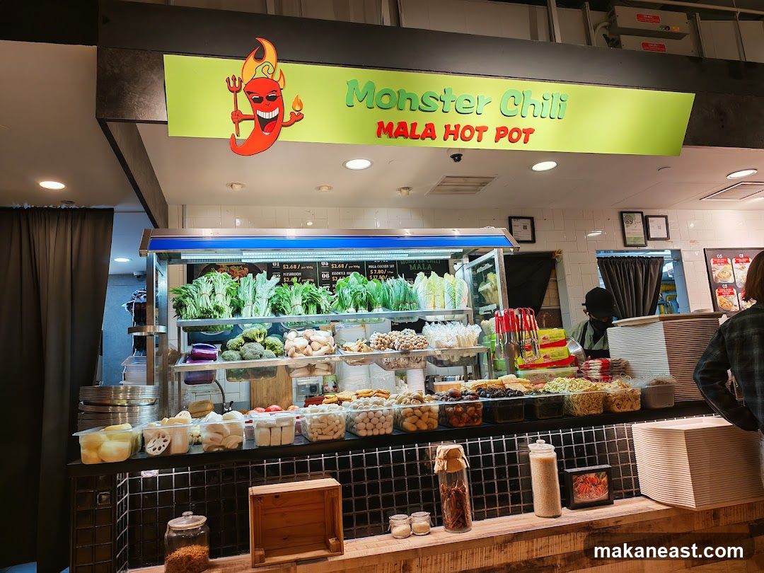 Monster Chili Mala Hot Pot Display