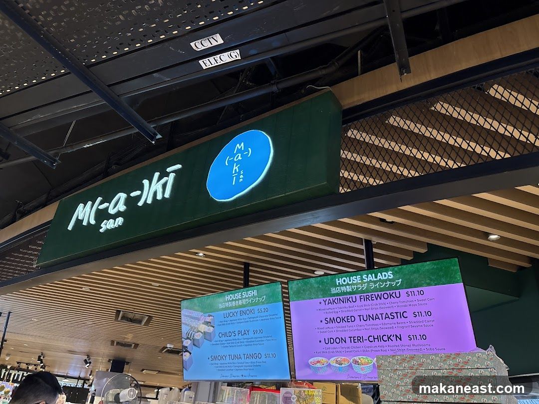 Maki San Menu