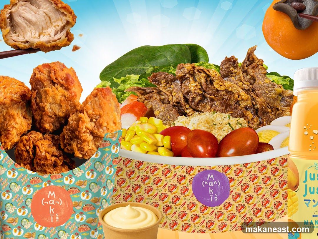 Food Platter with Fried Chicken and Beef