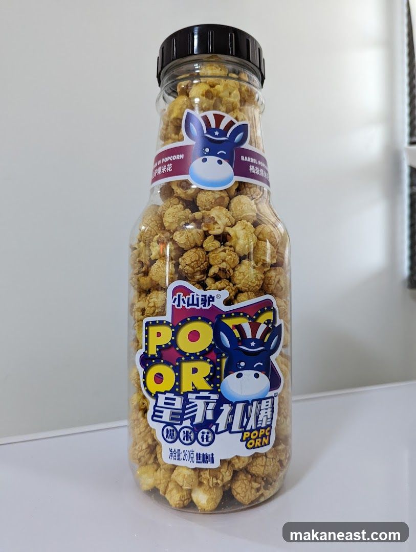 Popcorn in a bottle