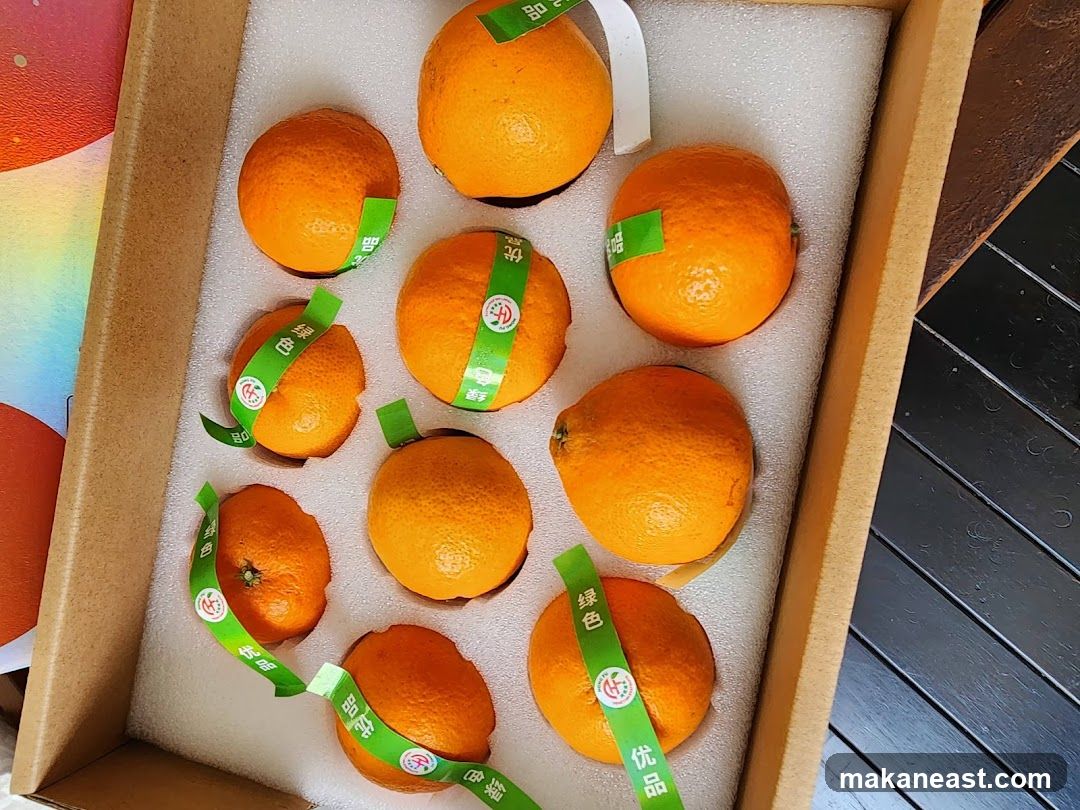 Oranges in a Box