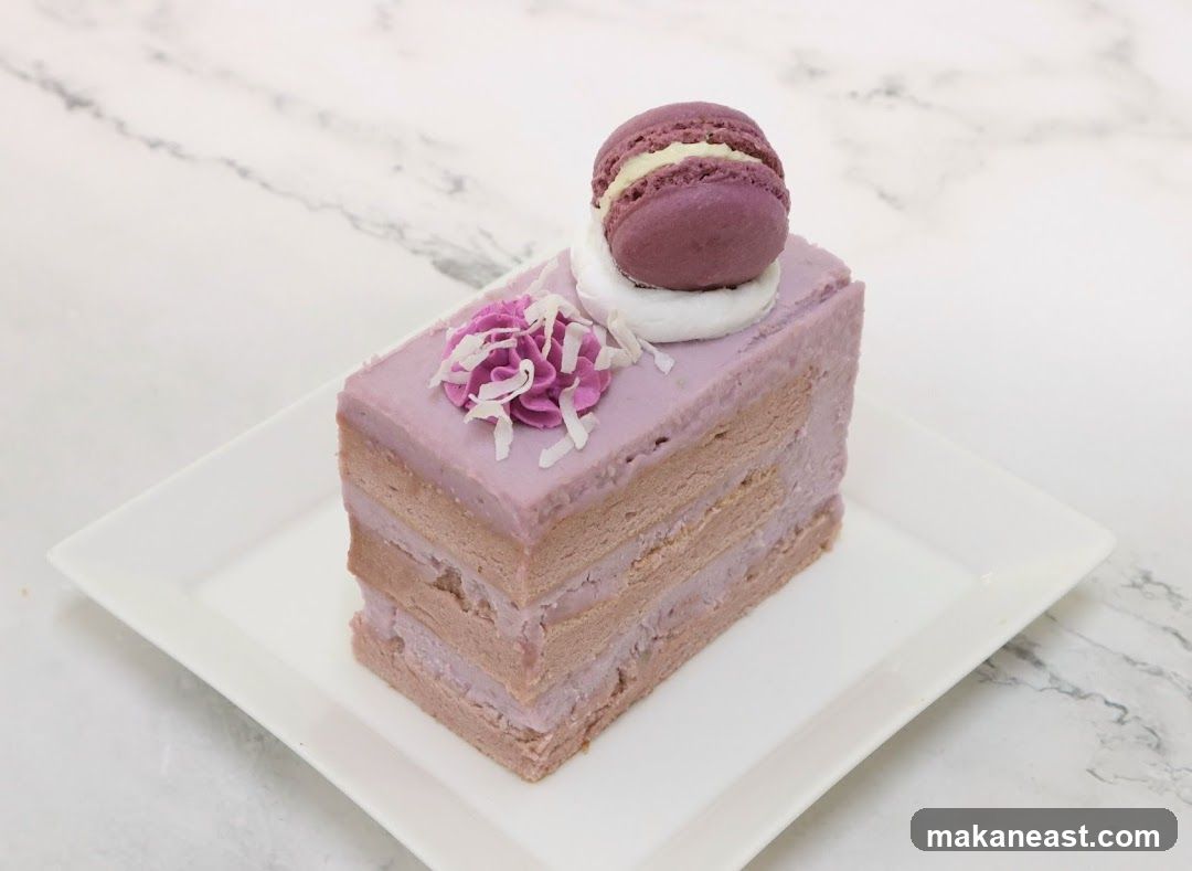 Taro Cake Slice