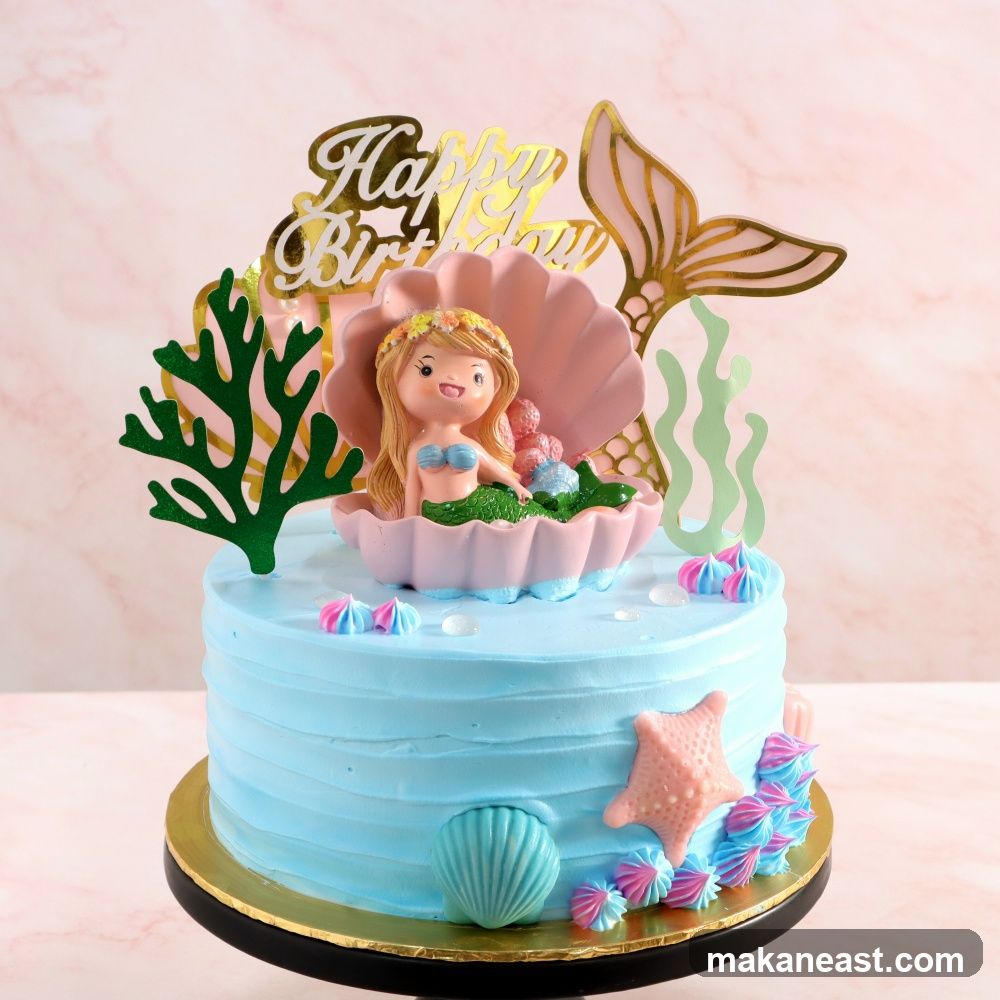 Mermaid Birthday Cake
