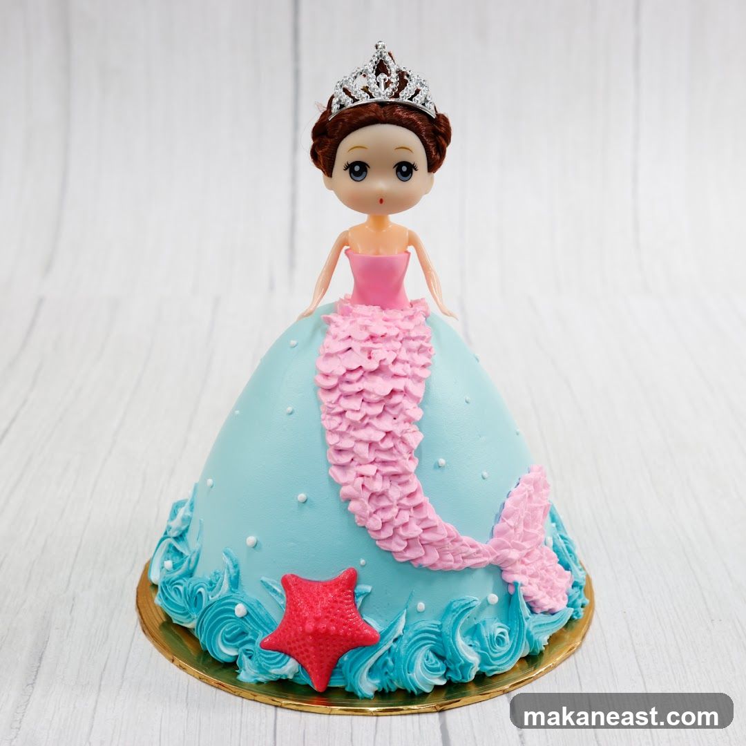 Mermaid Doll Cake