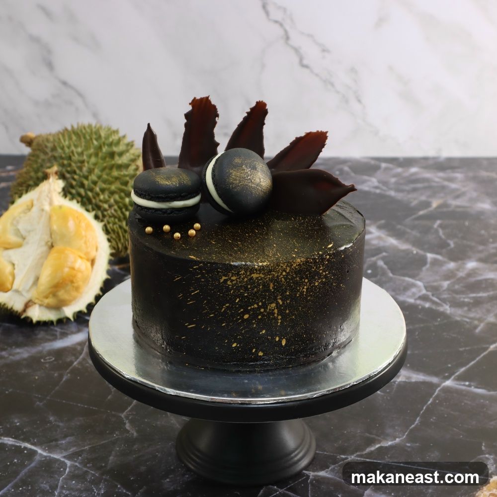 Black Durian Cake