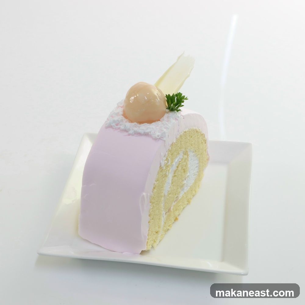 Lychee Swiss Roll