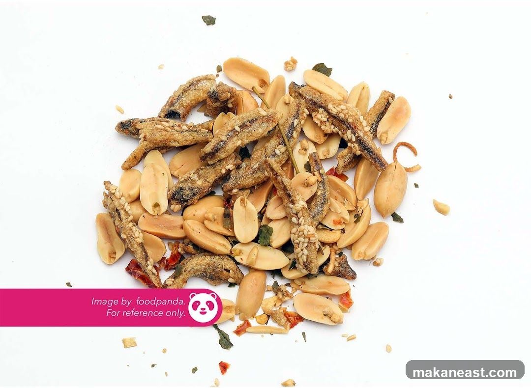 Fried Anchovy and Peanut Snack