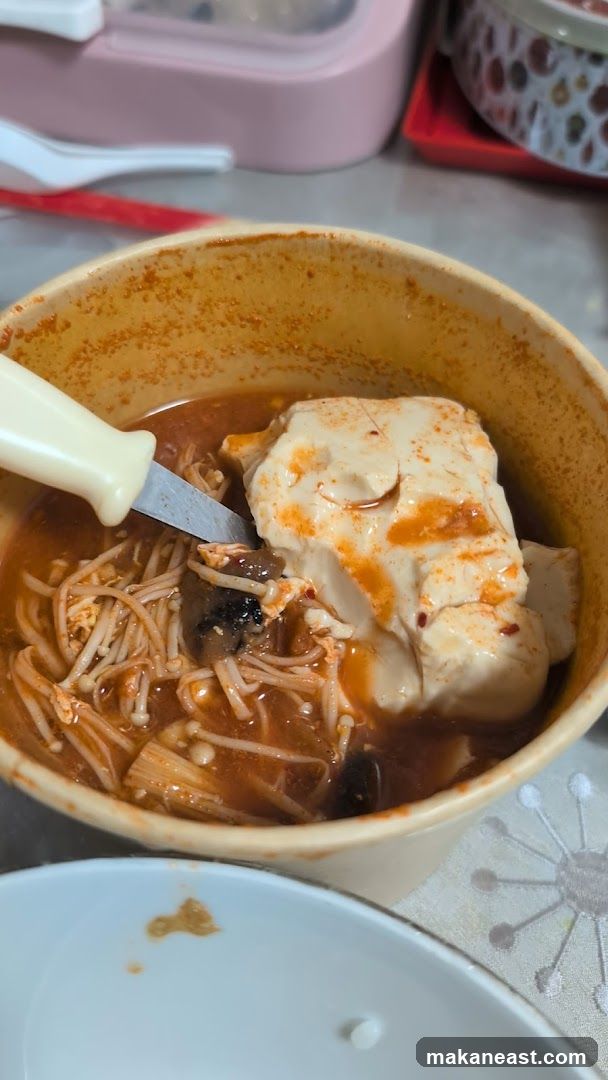 Tofu and Mushroom Soup