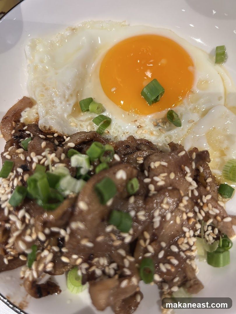 Beef and Egg Bowl