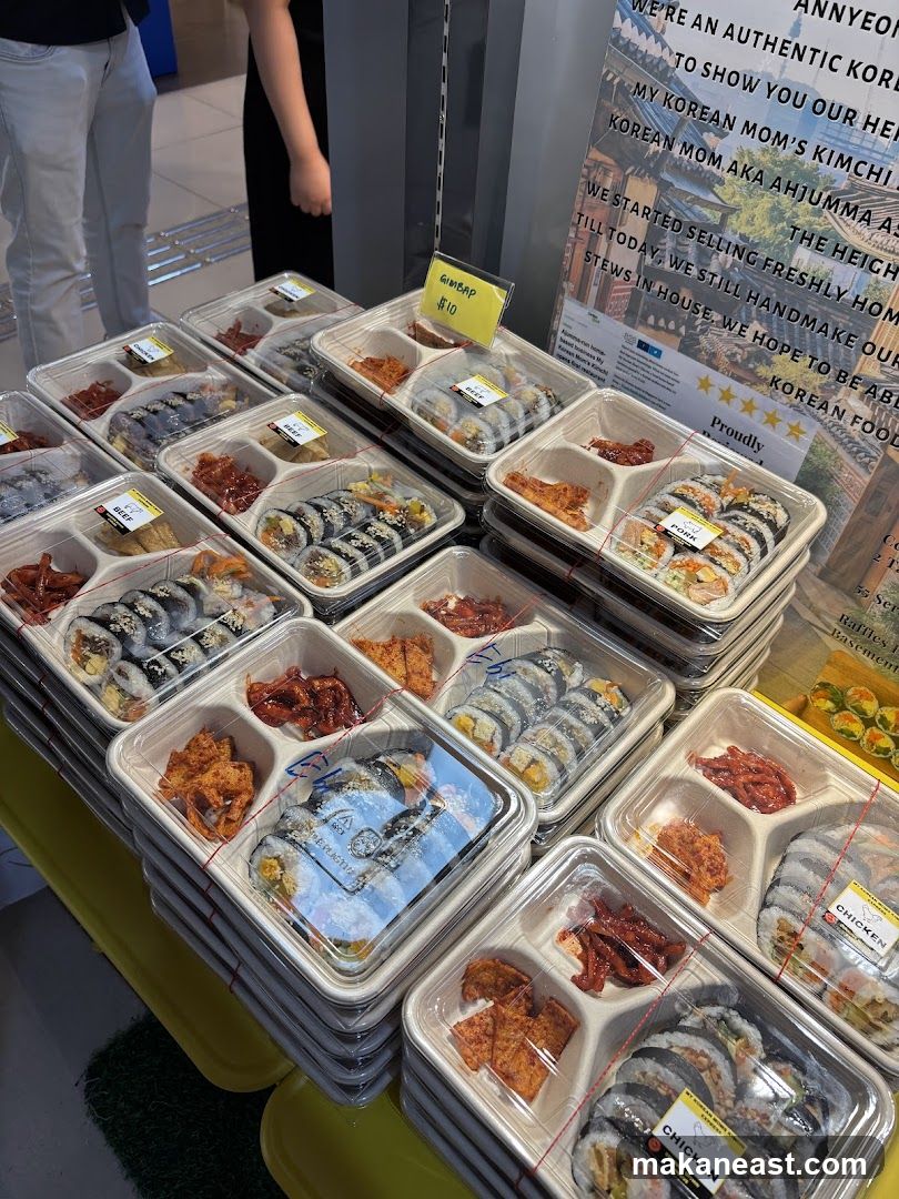 Korean Food Display