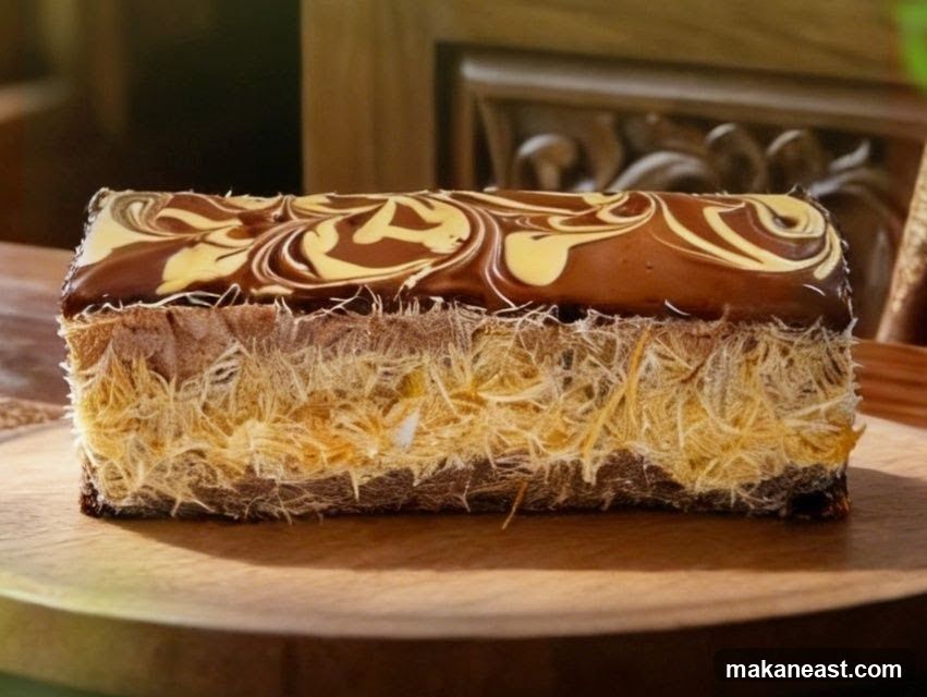 Chocolate and Kadayif Cake