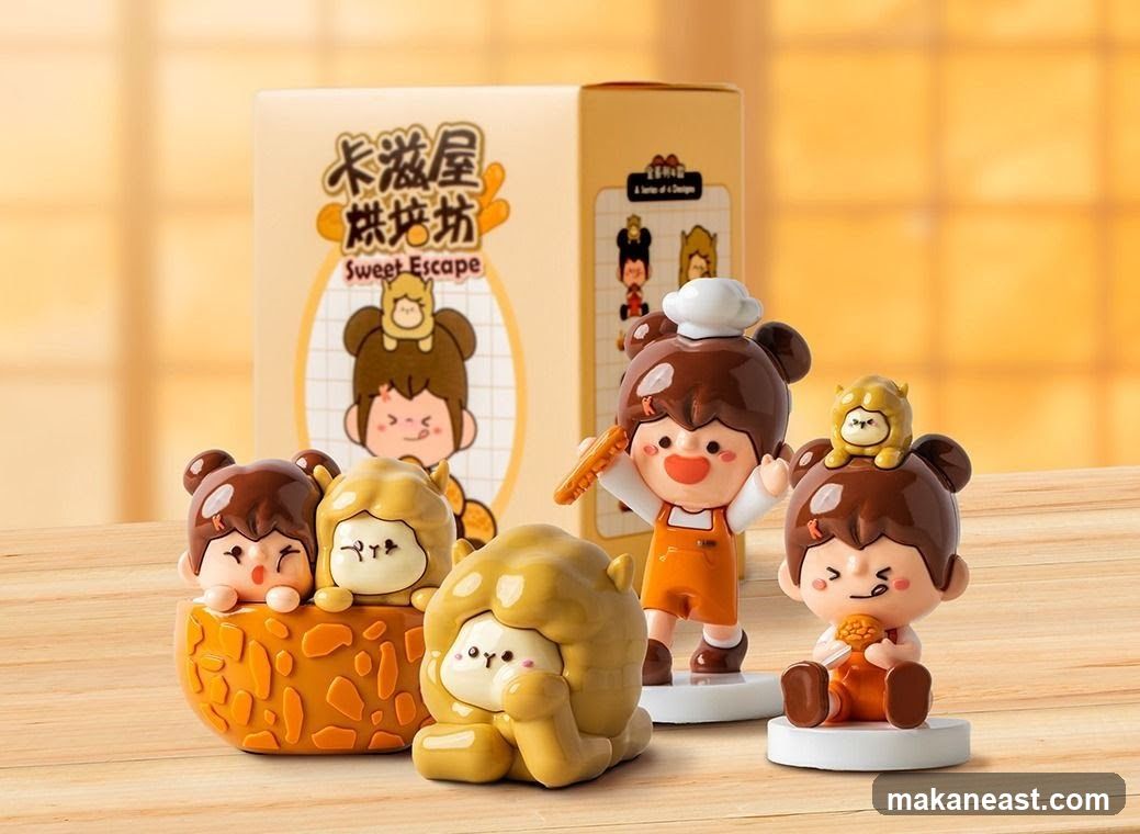 Cute Bakery Themed Figurines