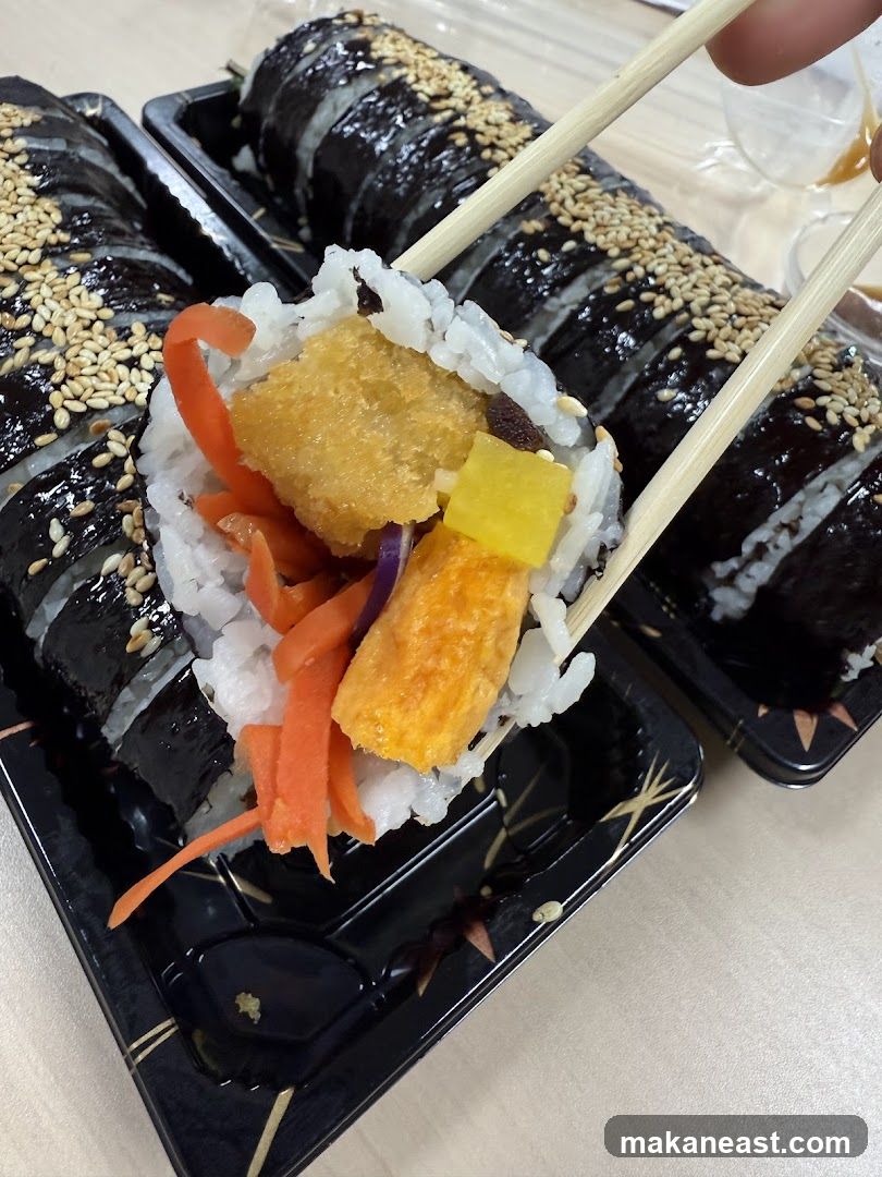 Gimbap with Chopsticks