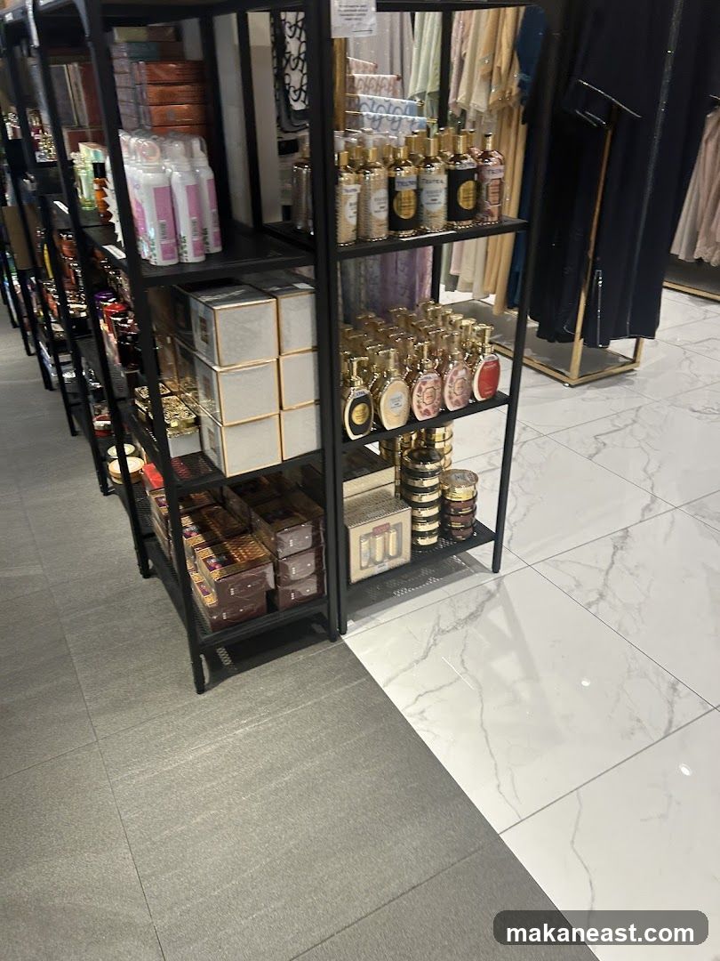 Perfume and Gift Boxes Display