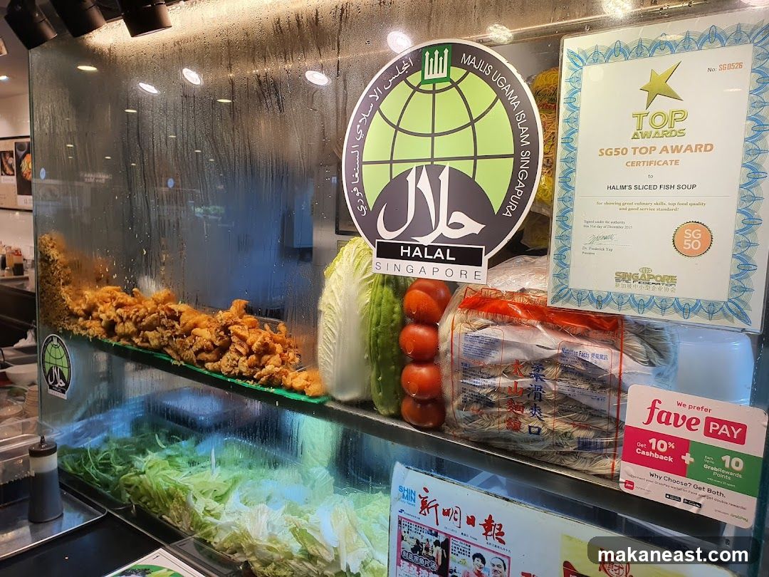 Food Display with Awards
